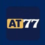 AT 77 Game logo on blue background.