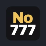 NO777 Game logo with bold yellow NO text and white 777 numbers on black background