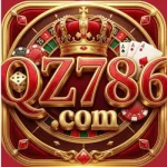 QZ786 official logo with casino style design