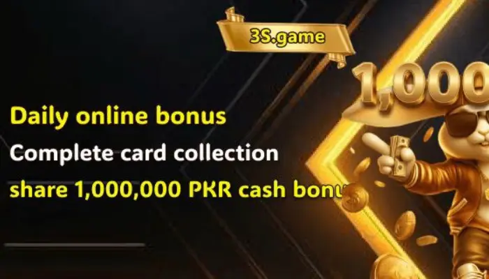 3SGame promotional banner highlighting daily bonus and cash rewards.