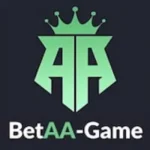 Beta-Game logo with green crown emblem on dark background